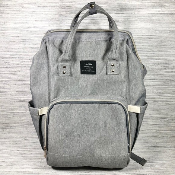 Handbags - Diaper Bag Backpack GREY Z35